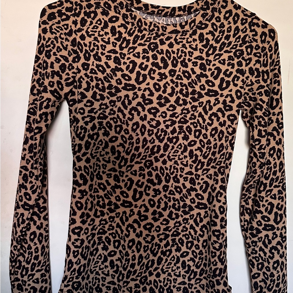 No Boundaries Animal Print Long Sleeve Top